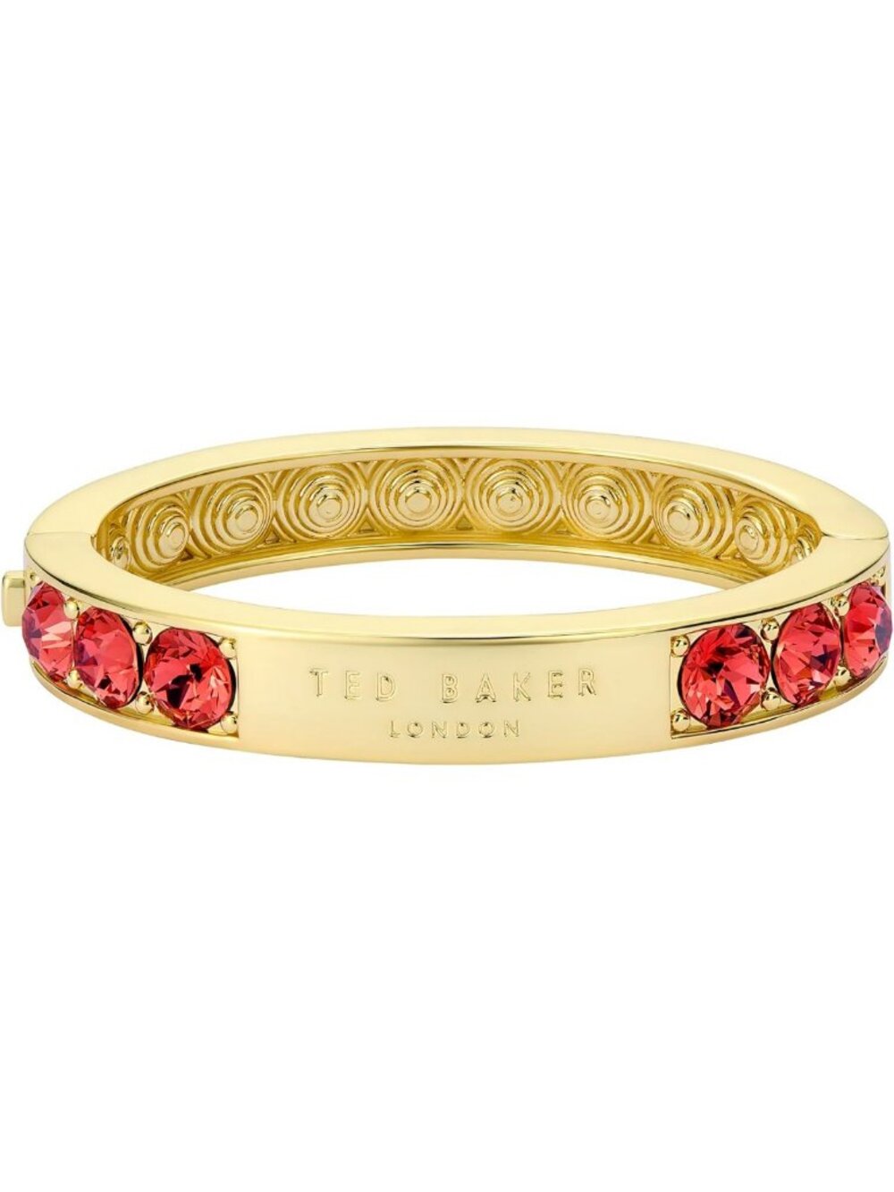 Elegant Crystal Rock Hinged Bangle Bracelet for Women - Perfect Gift Accessory